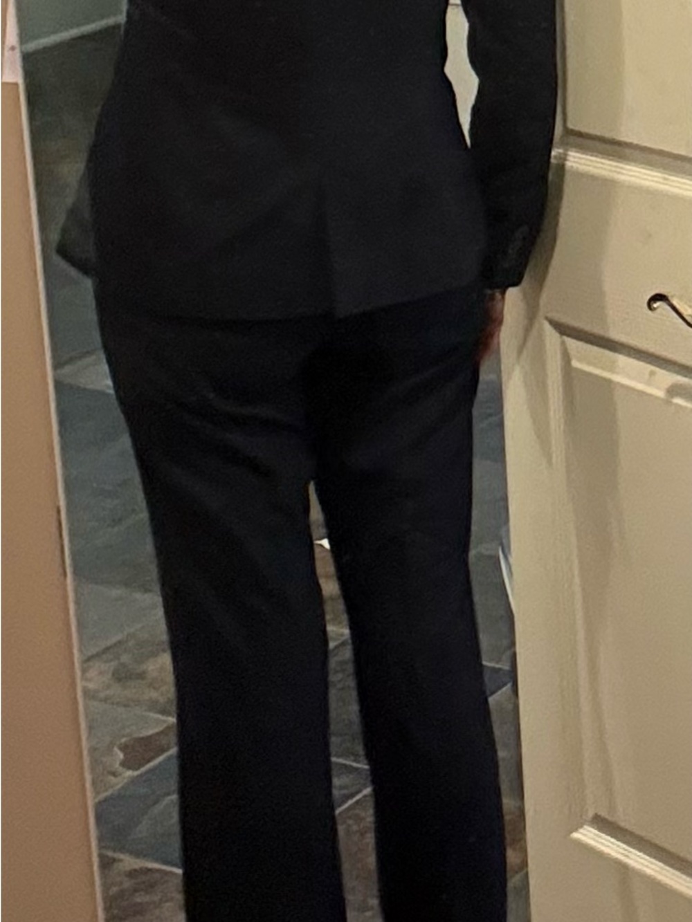 Navy Three Piece Women's Suit from The Limited (jacket, skirt, pants) - Picture 2 of 13